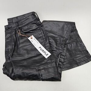 Purple Brand Style No. P004 Coated Cargo Slim fit Flare 32x33 Button Fly